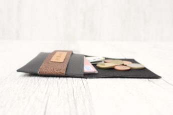 Alternative view of Portemonnaie Kork schwarz braun