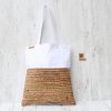 Shopper BAGs weiß gestreift