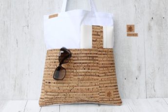 Alternative view of Shopper BAGs weiß gestreift
