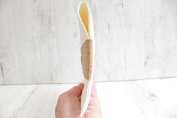 Alternative view of Clutch Kork weiß sand