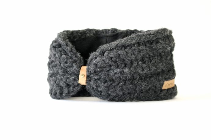 Stirnband anthrazit