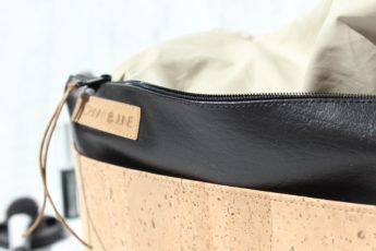 Alternative view of Kosmetiktasche Natur Kork S.A.N.D. // schwarz