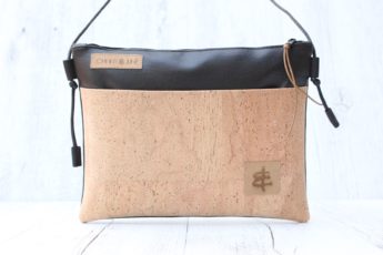 Alternative view of Umhängetasche Natur Kork S.A.N.D. // schwarz