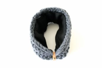 Stirnband jeansblau