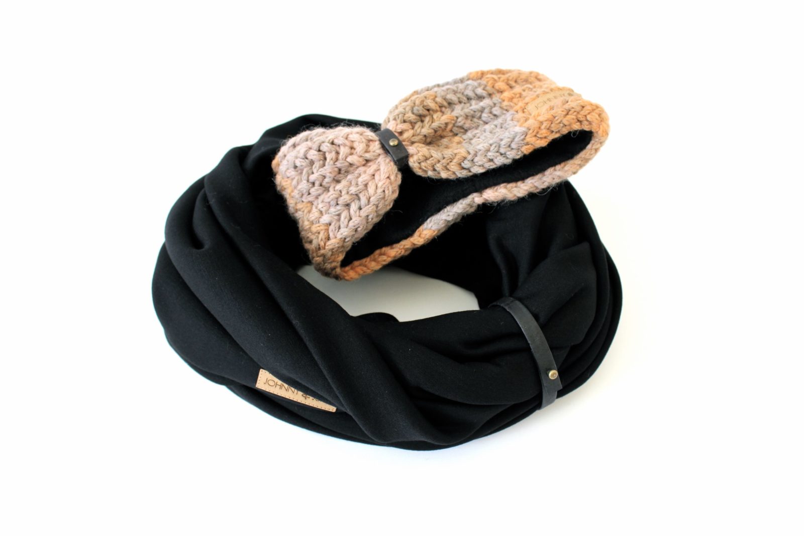 Stirnband Schal Set