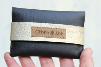 Alternative view of Portemonnaie Kork schwarz champagner