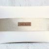 Clutch Kork weiß champagner