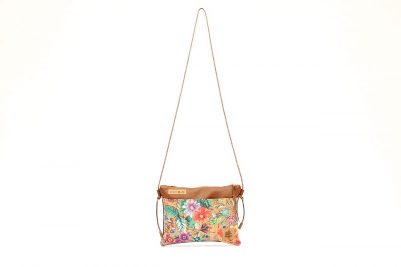 Umhängetasche :: PRINTED ART :: primavera & cognac