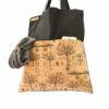 Shopper BAGs schwarz KORK Bäume