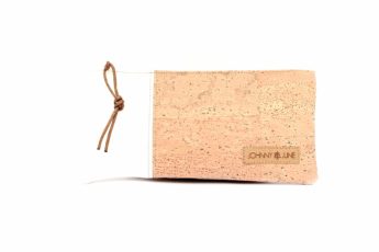 Kosmetiktasche KORK weiß sand