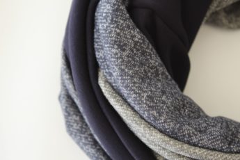 Loop Männer blau grau hellgrau