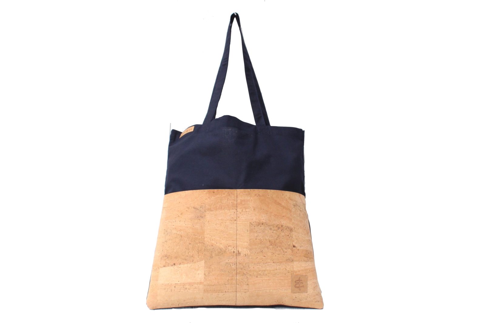 Jutebeutel KORK blau sand