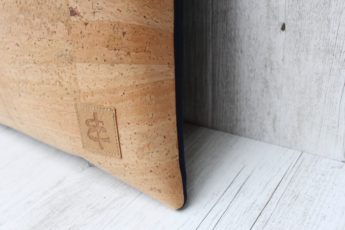 Alternative view of Jutebeutel KORK blau sand