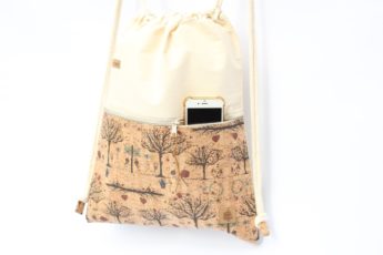 Rucksack Kork sand Bäume