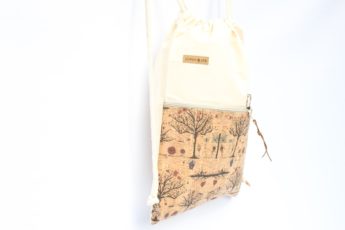 Rucksack Kork sand Bäume