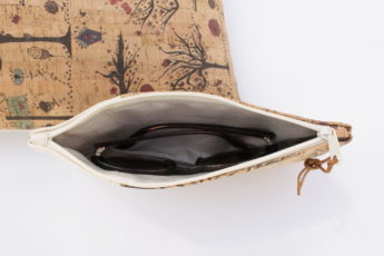 Kosmetiktasche sand Bäume