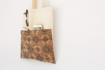 Shopper Bags Sand kariert