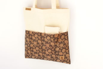 Tasche BAGs sand Blumen