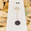 Schmuck leder schwarz