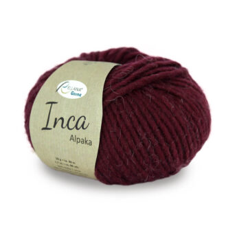 inca alpaka dunkelrot knäuel