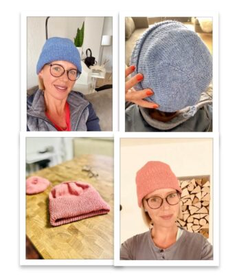 Mütze stricken im 5 Panel Look