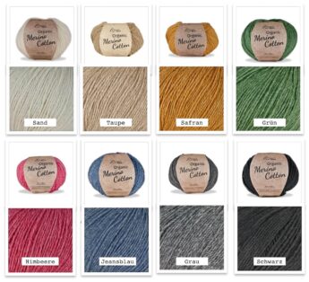 Mütze stricken-in den Farben