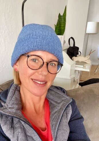 Mütze stricken Tragebeispiel