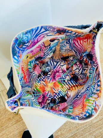 Hipster bag safari inside