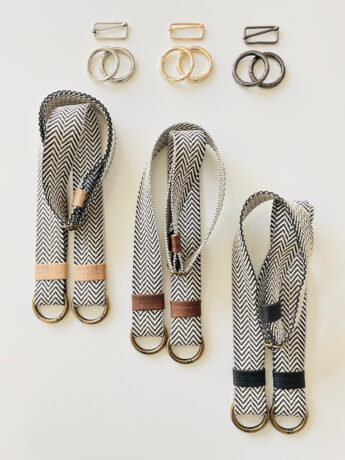 Taschenhenkel schwarz weiss altmessing, gold, silber, gunmetal