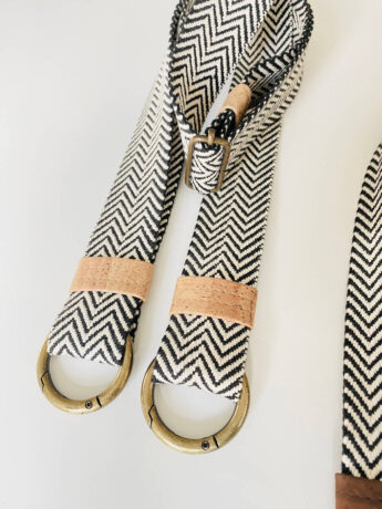 Taschenhenkel schwarz sand