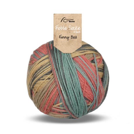 Sockenwolle Funny Ball Junger Lachs Knäuel