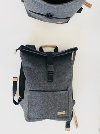 Rercycelter Rolltop Rucksack