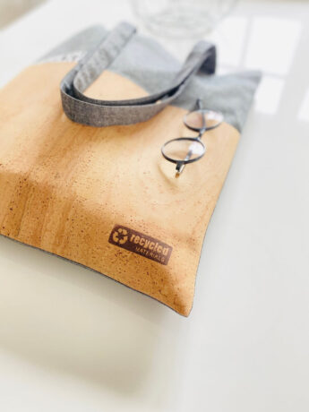 Tote Bag recycled materials in Grau